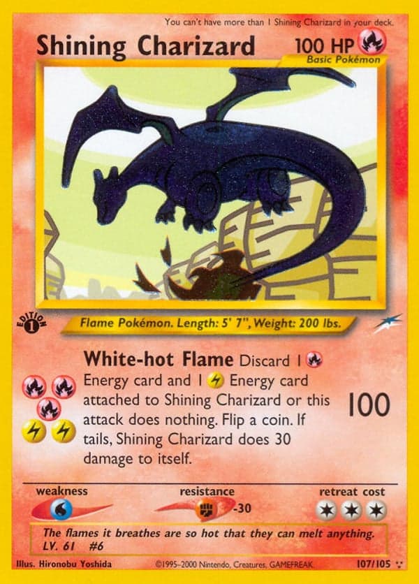 Shining Charizard – Rare Shining – Neo Destiny